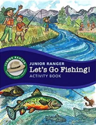 The illustrated cover of a Fish and Wildlife Service Junior Ranger activity book.